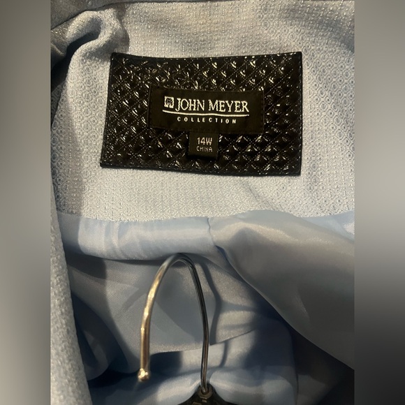John Meyer Light Blue Women's  Dress Suit 14W - Picture 10 of 10